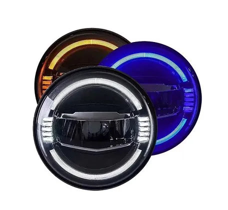 Longhorn 7" 100W Dynamic Triple Halo LED Headlight