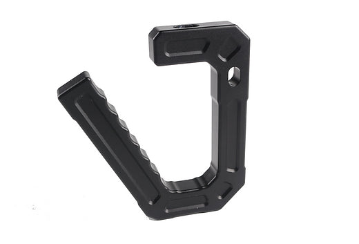 JK CNC Aluminum Armor A-pillar Grab Handle - Black (Pack of 2)
