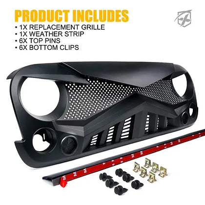 JK Dark Knight Grill