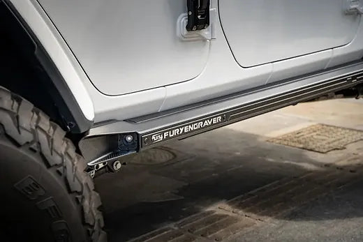 JL FURY Gravity Series Carbon Fiber Side Step w/ LED Light