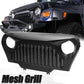 TJ LJ Gradiateor Grille Matte Black