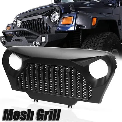 TJ LJ Gradiateor Grille Matte Black