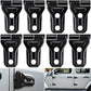 JL Side Door Hinge Cover Trim - Black