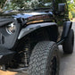 JL Longhorn Aluminum Front Fender Flares with Lights