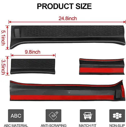 JL/JT Rubber Door Entry Guards for 4-door