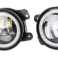 4" Fog Light DRL+Amber Flicker Halo Ring