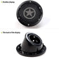 JK Aluminum Fuel Cap - STAR