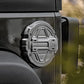 GEEA® Design JK Fuel Cap Cover - Black Aluminum Alloy