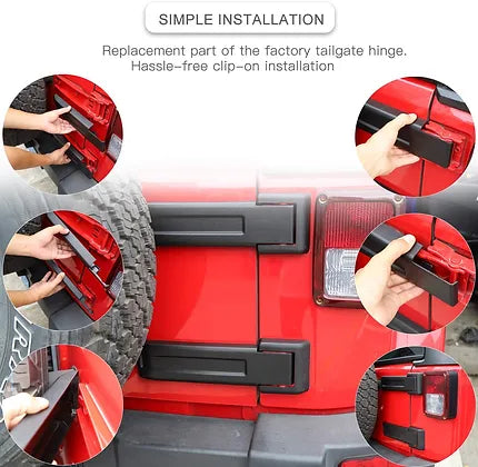 JK Tailgate Hinge Cover for 2007-2017