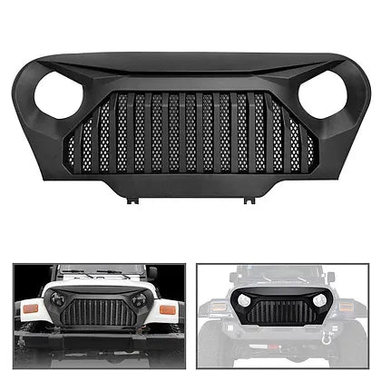 TJ LJ Gradiateor Grille Matte Black