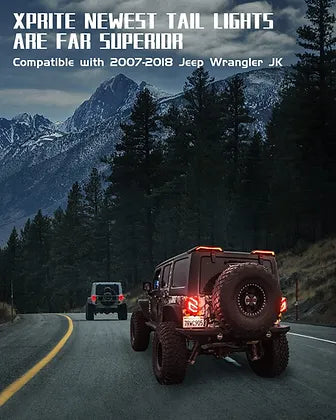 JK S Tail Light - Clear Lens