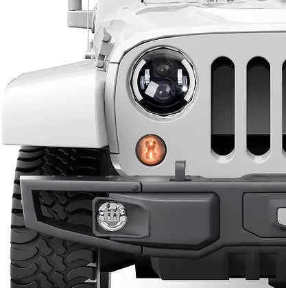 Hi-bright Front Grill indicator - Smoke Lens