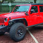 JL Longhorn Aluminum Front Fender Flares with Lights