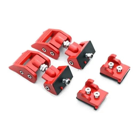 JK/JL Aluminum Hood Latches - RED