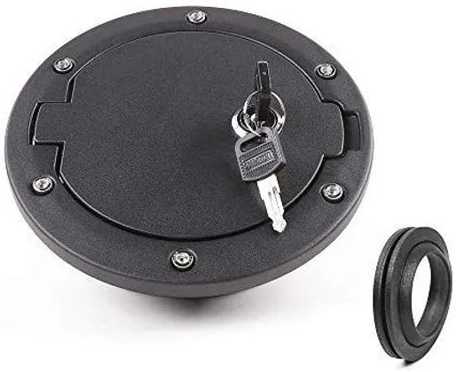 JK Aluminium Fuel Tank Cap Cover w/ Key