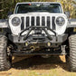JK/JL Longhorn Double X Striker Front Bumper w/ Winch Cover Plate