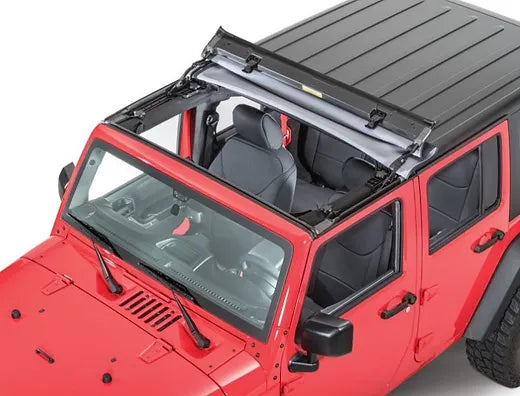 Half Soft Top Sunroof - 07-18 Wrangler JK (Rack included)