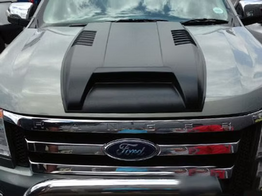 Ford Ranger T6/T7 Raptor Style Bonnet Scoop Matte Black