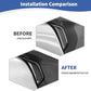 JL JT Side Fender Vent Decal Trim Cover (Carbon Fibre Texture)