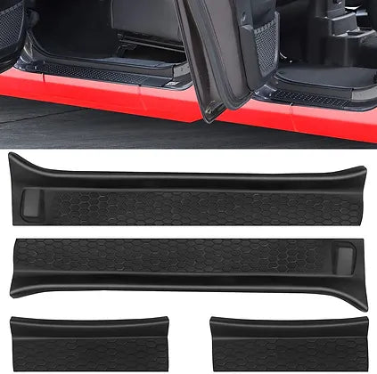 JL/JT Rubber Door Entry Guards for 4-door