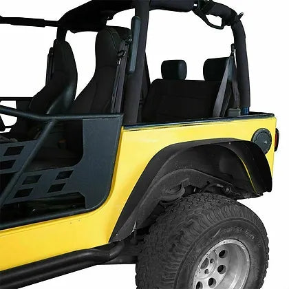 TJ Flat Steel Fender Flare Kit for 1997-2006 - Pack of 6