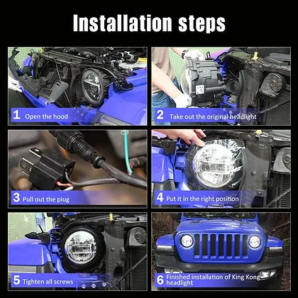KingKong LED Headlight DOT Certified