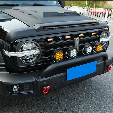 Tank300 Bull Bar with Spot Light Bracket for OE Bumper