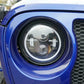 JL 7" Led Headlights Mounting Bracket Ring & Harness