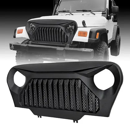 TJ LJ Gradiateor Grille Matte Black
