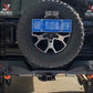 JK Longhorn MAX-WD Rear Bumper w/ LED+D-Ring+ Number Plate Holder