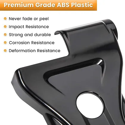 JL Side Door Hinge Cover Trim - Black