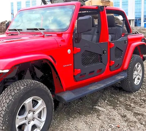 JK Longhorn Armor Half Door (Rear, Mirror excl)