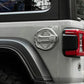 GEEA® Design JK Fuel Cap Cover - Black Aluminum Alloy