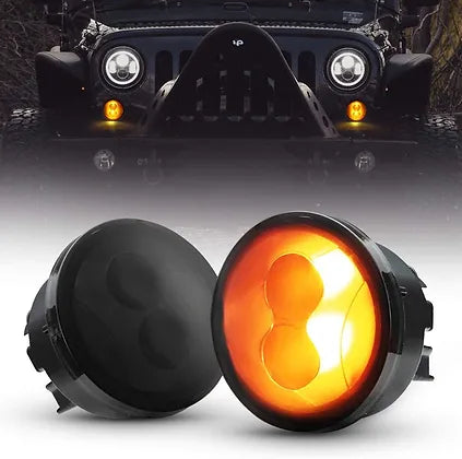 Hi-bright Front Grill indicator - Smoke Lens