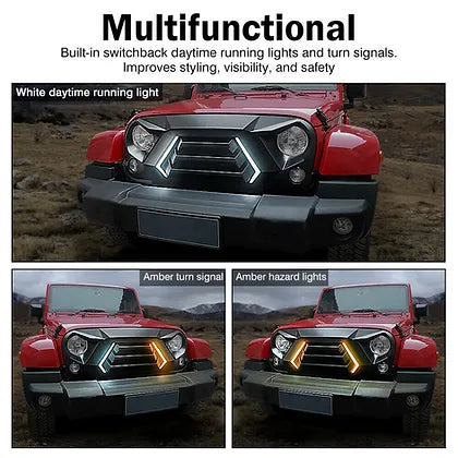 JK Avenger LED Grill (DRL+Indicator)