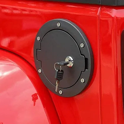 JK Aluminium Fuel Tank Cap Cover w/ Key