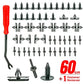 JK/JL 61Pcs Blind Rivets Rocker Molding Fender Flare Clips kit