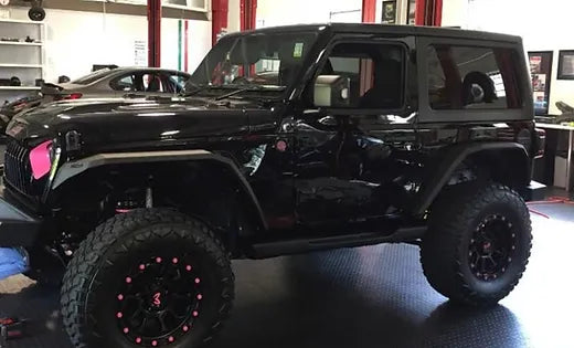 JL Longhorn Aluminum Rear Fender Flares
