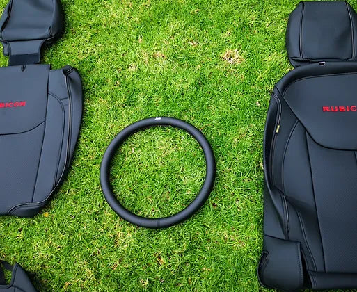 Jeep Wrangler 4-Door Seats Cover (Front & Rear Genuine Leather)