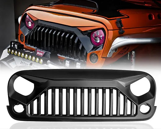 Monster Matte Black Grill with Metal Mesh