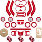 JK 28pcs RED Interior Decoration Trim Kit 2011-2018
