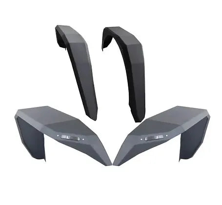 JL Longhorn Aluminum Rear Fender Flares