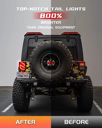 JK S Tail Light - Clear Lens
