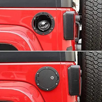 JK Aluminium Fuel Tank Cap Cover w/ Key