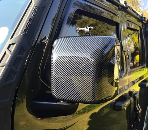 JL/JT Mirror Cover Left + Right (Carbon Fibre Texture)