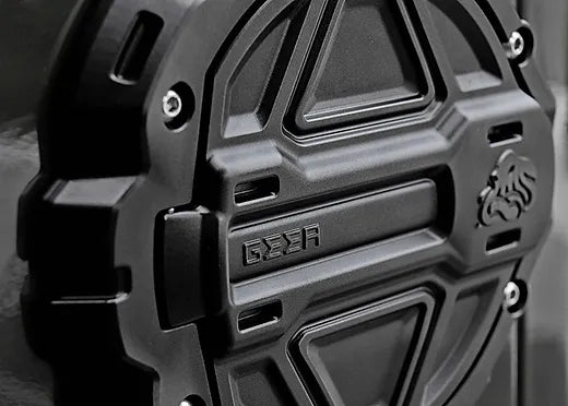 GEEA® Design JK Fuel Cap Cover - Black Aluminum Alloy