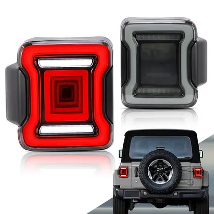 JK Tunnel Tail Light -Clear Lens, JL Style