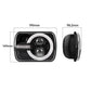 Bronco Style 90W 5X7" LED Headlight DOT Black - Pair