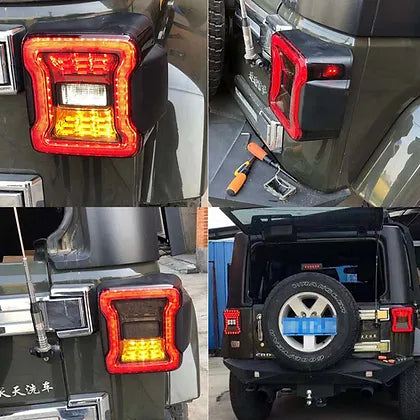 LT10 JL style Tail lights Clear Lens European version for JK/JKU