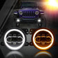 4" Fog Light DRL+Amber Flicker Halo Ring